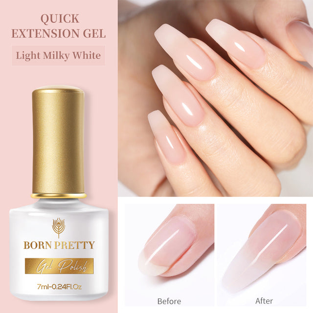 BORN PRETTY Glow-In-Dark Macaron Gel Nail Polish Summer Ice Cream Colors Luminous Nail Gel Soak Off UV LED Gel All for Manicure