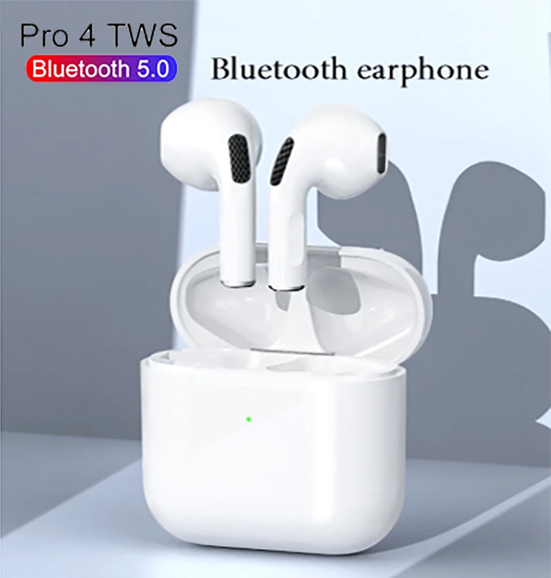 Original Pro 4 Mini TWS Wireless Bluetooth Headsets Stereo Earbuds Sport Bluetooth Headphones Earpoddings For All Smartphone