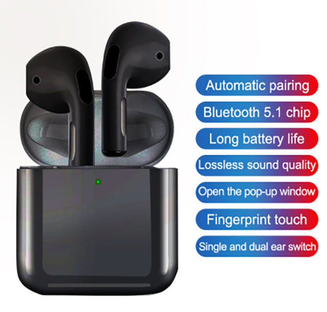 Original Pro 4 Mini TWS Wireless Bluetooth Headsets Stereo Earbuds Sport Bluetooth Headphones Earpoddings For All Smartphone