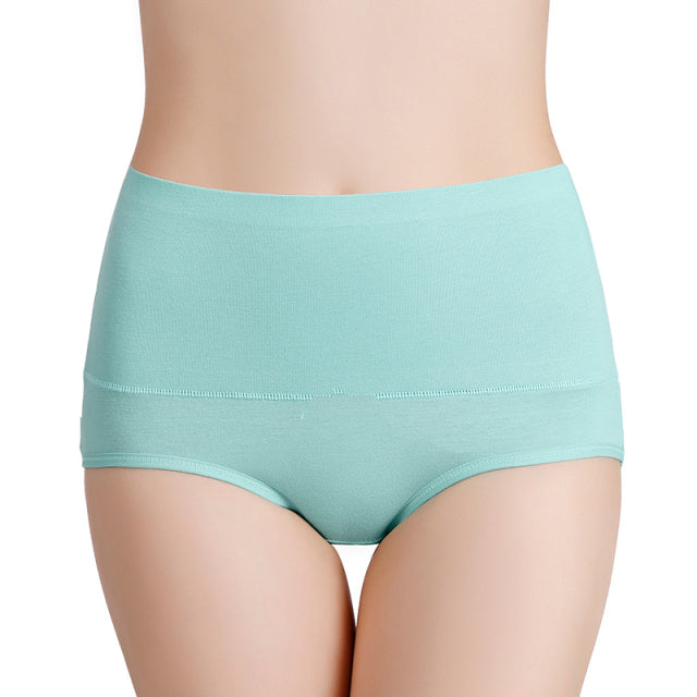Plus Size Women&#39;s Underwear Sexy Lingerie High Waist Panties For Women Briefs Cotton Underpants Breathable Female Intimates