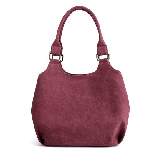2020 Autumn and winter models canvas bag women&#39;s shoulder large capacity beach bag canvas shoulder bag cosmetic bag outdoor wome