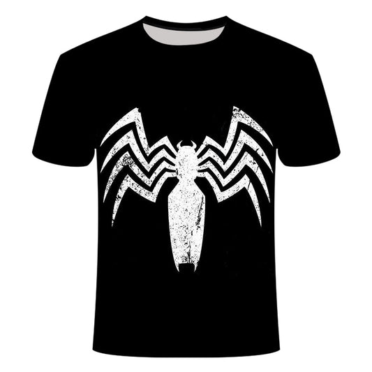 2022 New Up to Date [Movie Venom] Spider Venom 3D Printed T-shirts Men Compression Shirt Short Sleeve Fitness T Shirt Male Tops