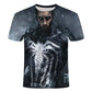 2022 New Up to Date [Movie Venom] Spider Venom 3D Printed T-shirts Men Compression Shirt Short Sleeve Fitness T Shirt Male Tops