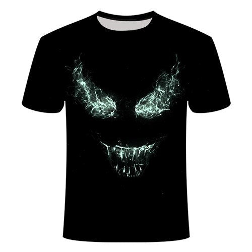 2022 New Up to Date [Movie Venom] Spider Venom 3D Printed T-shirts Men Compression Shirt Short Sleeve Fitness T Shirt Male Tops