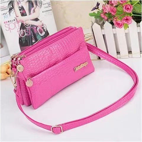Wome PU Leather Shoulder Bag Designer Crossbody Bag Purse Vintage Female Messenger Bags with Multi Pocket Handbags