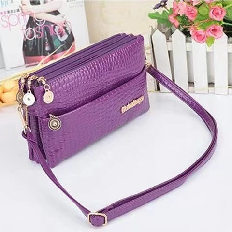 Wome PU Leather Shoulder Bag Designer Crossbody Bag Purse Vintage Female Messenger Bags with Multi Pocket Handbags