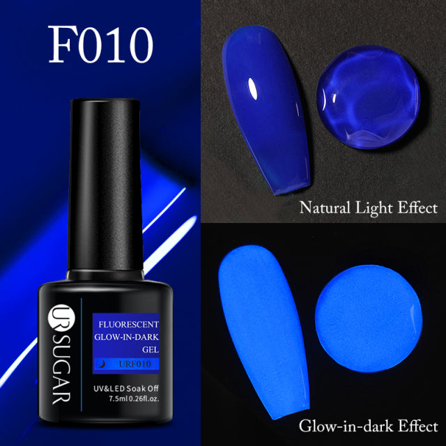 UR SUGAR Thermal Ultra-thin Glitter 3 Colors Soak Off UV Gel Color-chaging Snowflake Temperature Color Change Gel Nail Art Gel