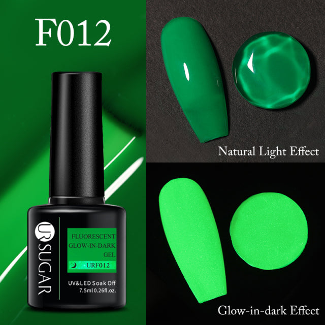 UR SUGAR Thermal Ultra-thin Glitter 3 Colors Soak Off UV Gel Color-chaging Snowflake Temperature Color Change Gel Nail Art Gel