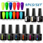 Luminous Nail Gel Glow In Dark Fluorescent Neon UV LED Semi Permanent Soak Off Gel Varnish Lighting In Night Nail Art Varnish