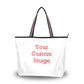 Black and white grid printed shoulder bag female casual tower design beach bag summer style ladies canvas  shopper handbag wome