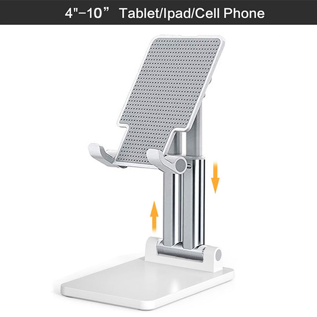 Metal Desk Mobile Phone Holder Stand For iPhone iPad Xiaomi Adjustable Desktop Tablet Holder Universal Table Cell Phone Stand