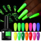 UR SUGAR 7.5ml Fluorescent Neon Glow-in-dark Gel Nail Polish Semi Perma Luminous UV Led Gel Varnish Manicure For Nails DIY