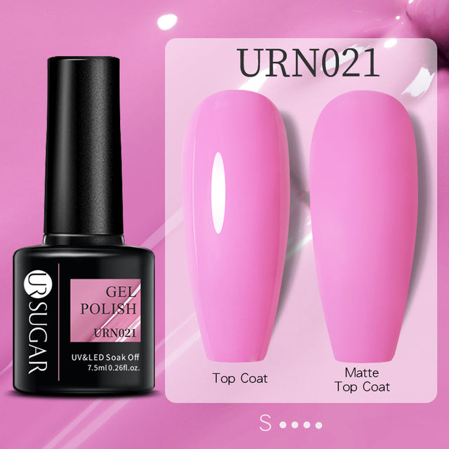 UR SUGAR 7.5ml Fluorescent Neon Glow-in-dark Gel Nail Polish Semi Perma Luminous UV Led Gel Varnish Manicure For Nails DIY