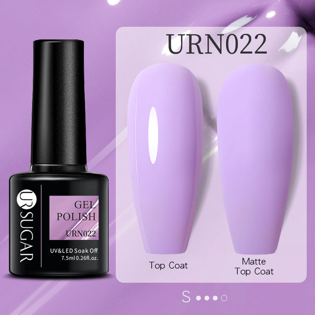 UR SUGAR 7.5ml Fluorescent Neon Glow-in-dark Gel Nail Polish Semi Perma Luminous UV Led Gel Varnish Manicure For Nails DIY