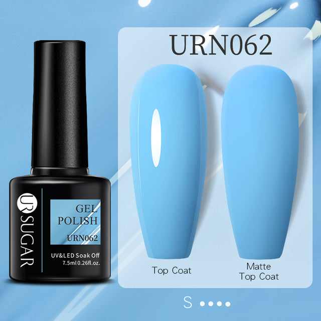 UR SUGAR 7.5ml Fluorescent Neon Glow-in-dark Gel Nail Polish Semi Perma Luminous UV Led Gel Varnish Manicure For Nails DIY