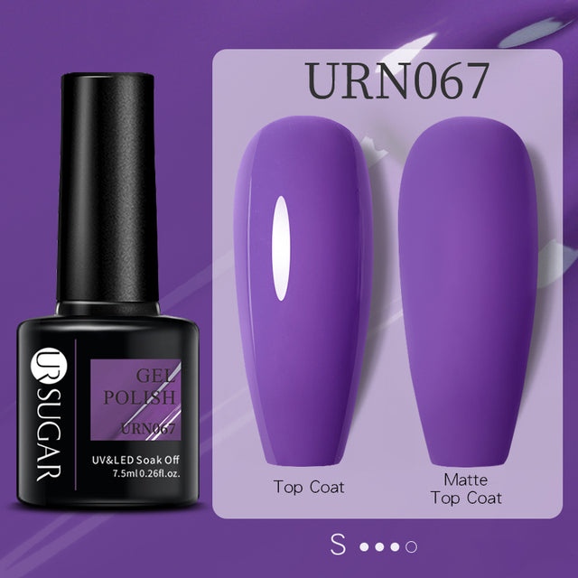 UR SUGAR 7.5ml Fluorescent Neon Glow-in-dark Gel Nail Polish Semi Perma Luminous UV Led Gel Varnish Manicure For Nails DIY