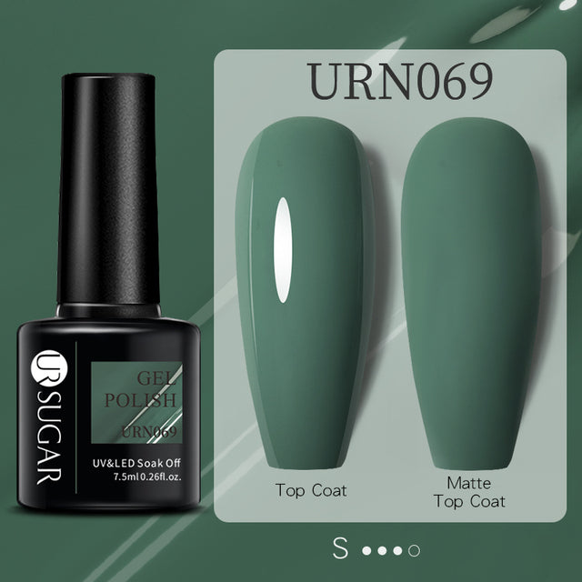 UR SUGAR 7.5ml Fluorescent Neon Glow-in-dark Gel Nail Polish Semi Perma Luminous UV Led Gel Varnish Manicure For Nails DIY