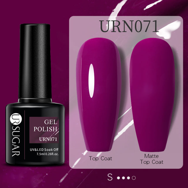 UR SUGAR 7.5ml Fluorescent Neon Glow-in-dark Gel Nail Polish Semi Perma Luminous UV Led Gel Varnish Manicure For Nails DIY