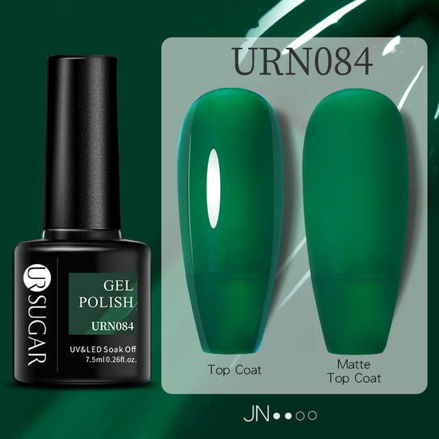 UR SUGAR 7.5ml Fluorescent Neon Glow-in-dark Gel Nail Polish Semi Perma Luminous UV Led Gel Varnish Manicure For Nails DIY