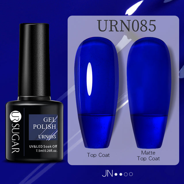 UR SUGAR 7.5ml Fluorescent Neon Glow-in-dark Gel Nail Polish Semi Perma Luminous UV Led Gel Varnish Manicure For Nails DIY