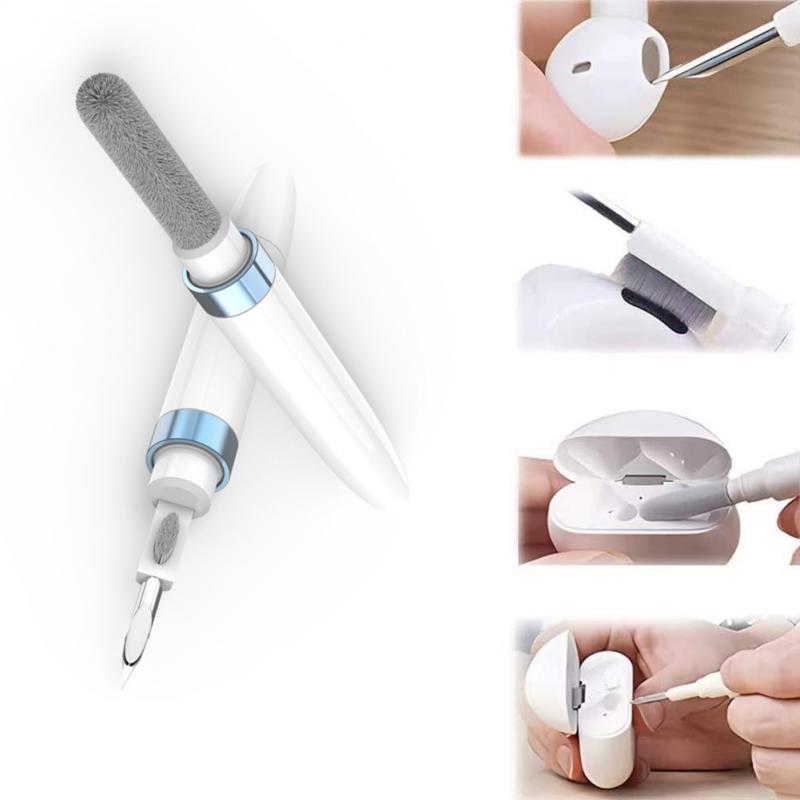 Cleaning Pen For Airpods Pro 3 2 1 Earbuds Cleaner Kit Brush Bluetooth Earphones Case Cleaning Tools For Keyboard Mobile Phone