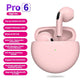 Air Pro 6 TWS Bluetooth-Compatible Headphones With Mic Noise Cancelling Earbuds Gaming Headset Wireless Music HiFi Earpoddings