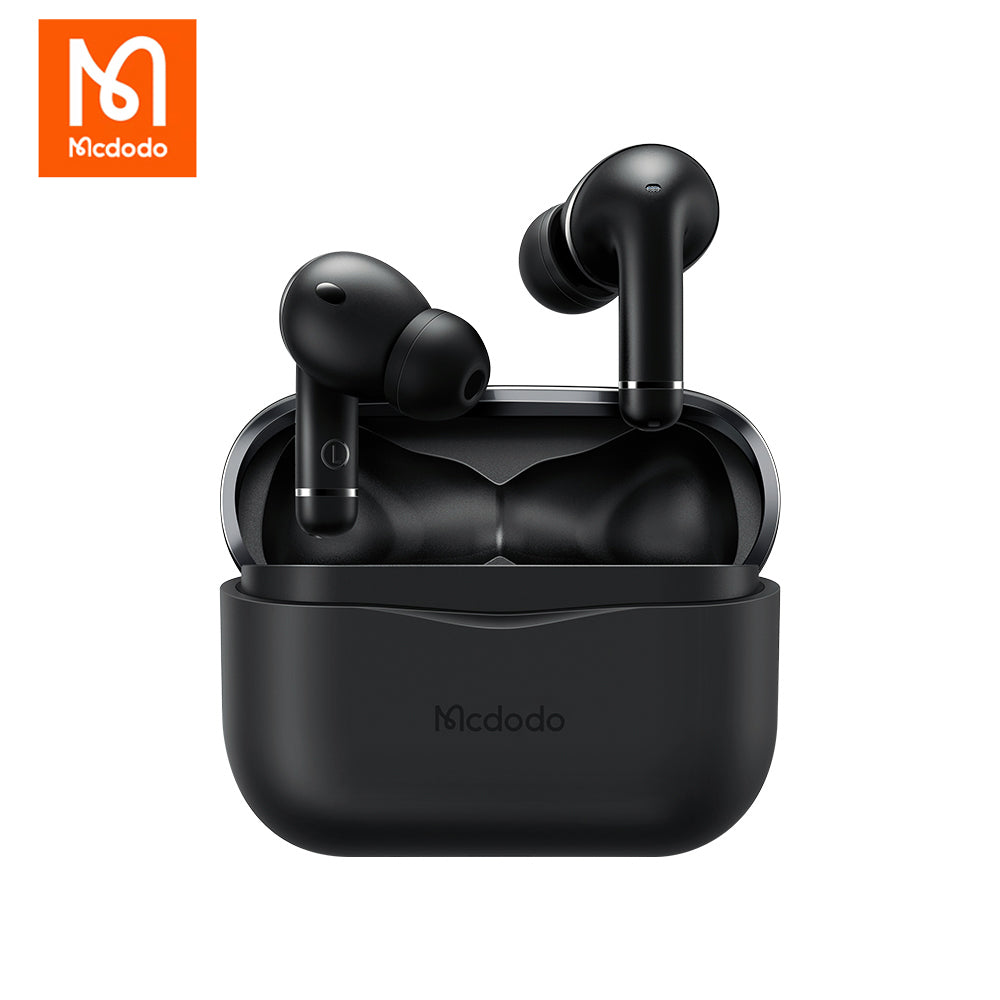 Mcdodo S2 TWS Anc Wireless Earphones Active Noise Cancelling Bluetooth 5.1 Headphone Support Touch Wireless Charging Water Proof