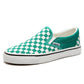 Plaid Canvas Shoes for Women or men Flat Casual Shoes  Autumn Plaid Lazy Sneaker