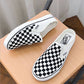 Plaid Canvas Shoes for Women or men Flat Casual Shoes  Autumn Plaid Lazy Sneaker