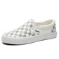 Plaid Canvas Shoes for Women or men Flat Casual Shoes  Autumn Plaid Lazy Sneaker