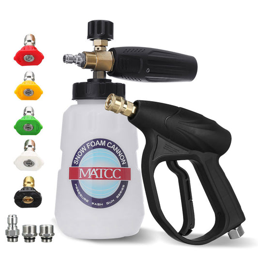 MATCC Car foam wash foam nozzle foam lance foam nozzle foam cannon foam generator for Daewoo Water Gun &amp; Snow Foam Lance