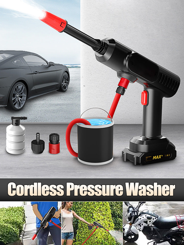 0-15000mAh 18650 50BAR Wireless Car Washer High Pressure Car Wash Water Gun Portable High Pressure Washer For 12V/21V Battery