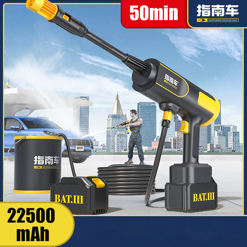 22500mAh Cordless High-Pressure Car Washing Machine Water Gun Lithium Battery Portable Washer Foam Generator Tornado