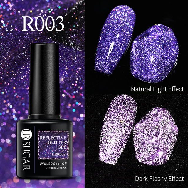 UR SUGAR Luminous Wire Drawing Gel Varnish Manicure Glow In Dark Spider Painting Gel Nails Art DIY Design