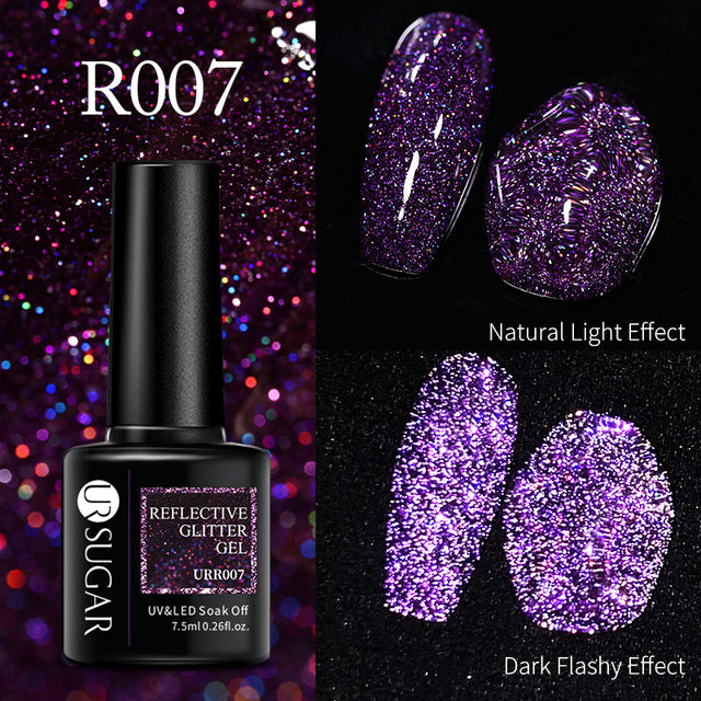 UR SUGAR Luminous Wire Drawing Gel Varnish Manicure Glow In Dark Spider Painting Gel Nails Art DIY Design