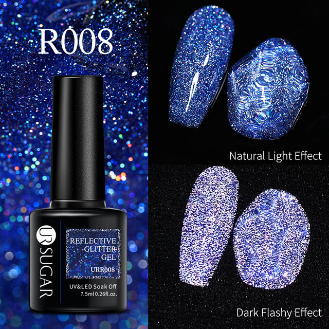 UR SUGAR Luminous Wire Drawing Gel Varnish Manicure Glow In Dark Spider Painting Gel Nails Art DIY Design
