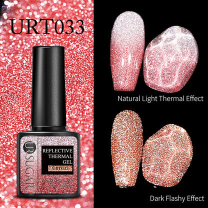 UR SUGAR Luminous Wire Drawing Gel Varnish Manicure Glow In Dark Spider Painting Gel Nails Art DIY Design