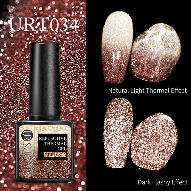 UR SUGAR Luminous Wire Drawing Gel Varnish Manicure Glow In Dark Spider Painting Gel Nails Art DIY Design