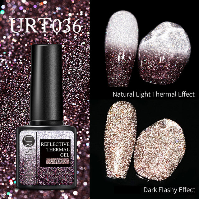 UR SUGAR Luminous Wire Drawing Gel Varnish Manicure Glow In Dark Spider Painting Gel Nails Art DIY Design