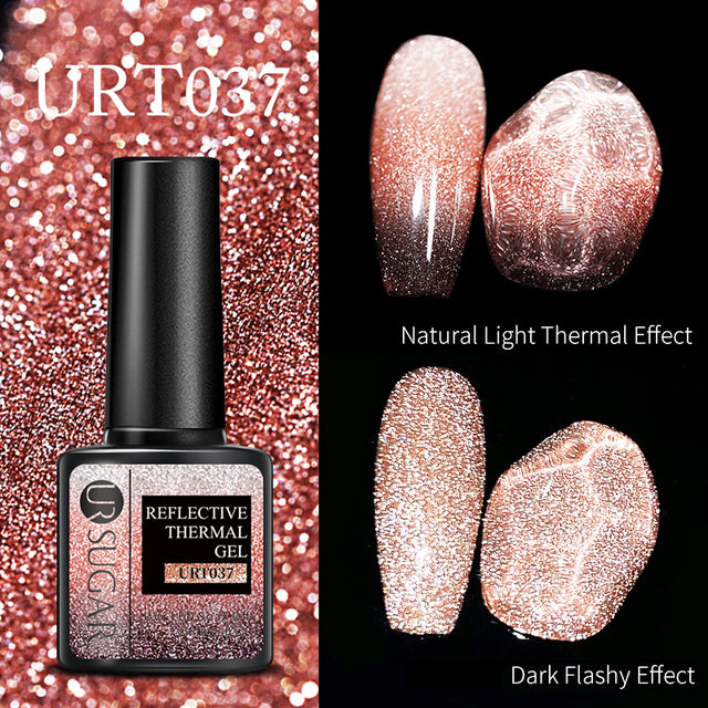 UR SUGAR Luminous Wire Drawing Gel Varnish Manicure Glow In Dark Spider Painting Gel Nails Art DIY Design