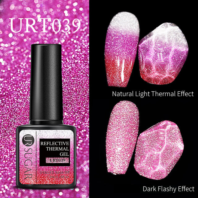 UR SUGAR Luminous Wire Drawing Gel Varnish Manicure Glow In Dark Spider Painting Gel Nails Art DIY Design