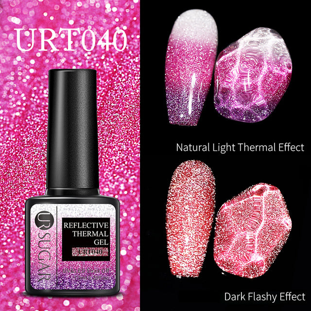 UR SUGAR Luminous Wire Drawing Gel Varnish Manicure Glow In Dark Spider Painting Gel Nails Art DIY Design