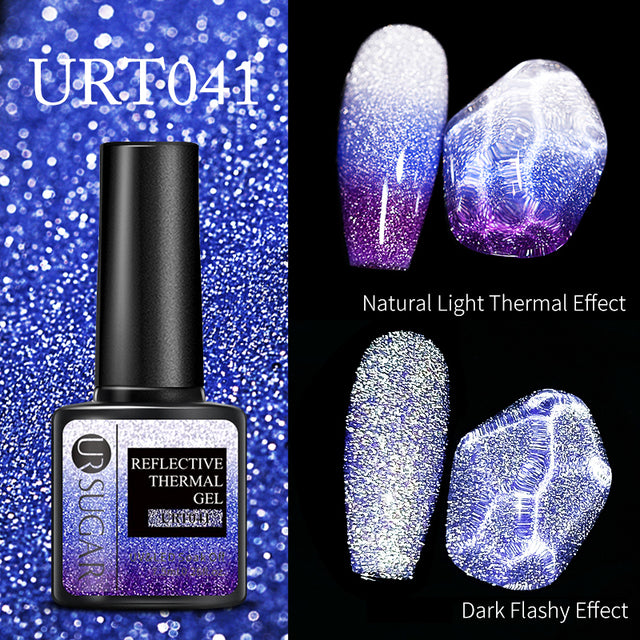 UR SUGAR Luminous Wire Drawing Gel Varnish Manicure Glow In Dark Spider Painting Gel Nails Art DIY Design