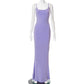 Satin Slip Sleeveless Backless Maxi Dress Women 2022 Y2k Summer Bodycon Elegant Sexy Outfits Ladies Birthday Party Club Sundress