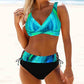 2022 New Swimsuit Sexy High Waist Printed Women Bikini Set Beachwear Push Up Bathing Suit Female Swimwear Two Piece